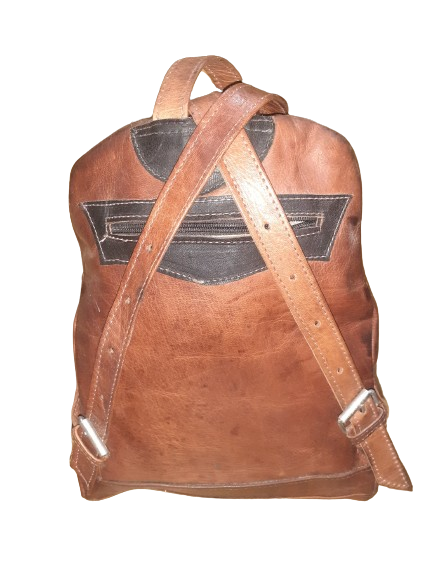 Mochila colegial sol piedra de colores-3