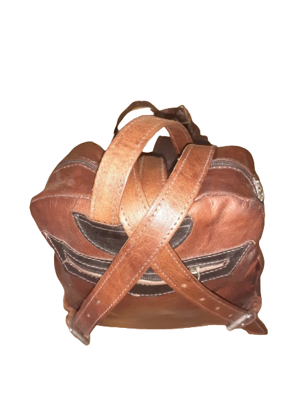 Mochila colegial sol piedra de colores-4