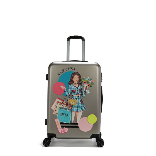 MALETA DE CABINA DE PLASTICO ABS NIKKY GOES SHOPPING-0